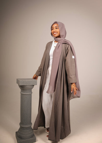 Porpoise Linen Abaya