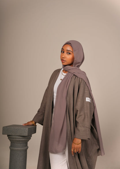 Porpoise Linen Abaya